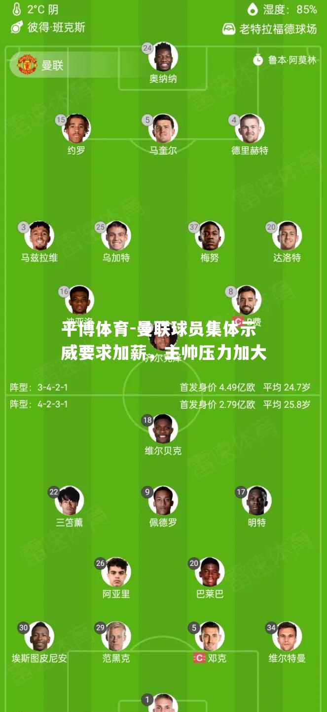 平博体育-曼联球员集体示威要求加薪，主帅压力加大